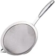 Stainless Steel Fine Mesh Flour Sifter Effortless Sifting for Flour Cocoa