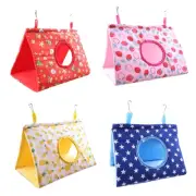 Parrot Hammock with 2 Hanging Hooks Warm Snuggle Tent House for Cockatiels
