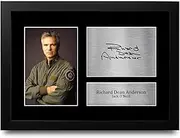 HWC Trading FR A4 Richard Dean Stargate SG-1 Gifts Printed Signed Autograph Picture for TV Show Fans - A4 Framed