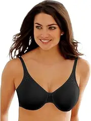 [Bali] Women's Passion for Comfort Minimizer Underwire Bra Black 44C