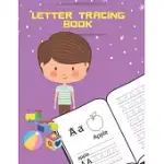 LETTER TRACING BOOK: HANDWRITING PAPER FOR KIDS AGES 3-5 WITH UNICORN - WRITING PRACTICE FOR PRESCHOOLERS - CONNECTING DOTTED LETTERS - PRI
