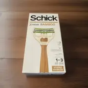 Schick Hydro Dry Skin 5 Blade Xtreme Bamboo 3 blade Razer with refill cartridges