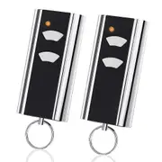 Set of 2 Garage Door Replacement Remote Control for RCU 433-2K, 433.92 MHz Garage Opener Handheld Transmitter Photo Color