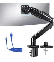 Single Monitor Arm Holds 26.48 lbs Ultrawide Computer Monitor Stand for 40