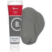 Born Acrylic Paint 60mL Stone Grey