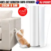 1 Roll Large Cat Scratch Guard Shield Furniture Sofa Walls Pet Couch Protector