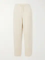 [TOTEME] TOTEME - Embroidered Cashmere Track Pants - White - x large x large White