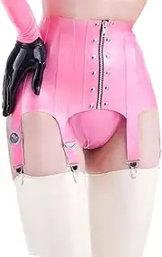 [DAIJES] 100% Latex Wear Sexy Rubber Garter Belt Without Stocking