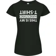 This Is My Handstand T-Shirt Gymnastics Womens Petite Cut T-Shirt