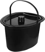 Plastic Potty Pot for Urine Urinal Bucket Lid Easy-clean Design for Elderly Boys and Girls Pregnant Camping