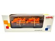 Marklin H0 - 4474 Low Side Car Loaded with 2 Bulldozers (2014) - NEW, SEALED