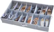 HOLDN' STORAGE Extra-Large Under Bed Shoe Storage Organizer-Underbed Storage