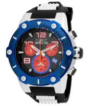 Invicta Speedway Viper Men's 52mm Electric Blue Swiss Chronograph Watch 34017