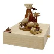 Sanrio Wooden Musicre Dora Doraemon Time Machine H 9158
