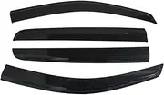 Window Visor Wind Car Window Visor for Ford Ranger T9 Raptor Wildtrak Sport XLT Xls XL 2022 2023 2024 Side Window Deflector Rain Weather Shields
