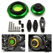 HongK 18-19 Green Engine Guard (L/R) Cover Slider Pads for Kawasaki Ninja 400