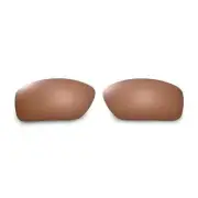 Walleva Brown Polarized Replacement Lenses For Oakley Scalpel Sunglasses