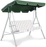 Swing Canopy Replacement, 75x52x6 Inch Oxford Cloth Waterproof & Dustproof Cover for Garden, Patio, Yard, Park