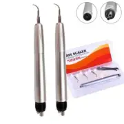 2/4 Holes Dental Ultrasonic Air Scaler Handpiece with 3 Tips Teeth Whitening