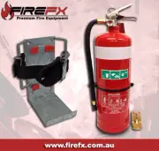 4.5KG ABE Fire Extinguisher & Heavy Duty Galvanized Bracket
