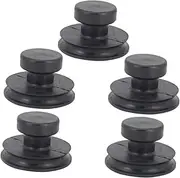 Kisangel 5pcs Portable Lifting Handle for Singing Bowls Suction Cup Tool Compact and Durable Bowl Lifter Easy to Carry and Use