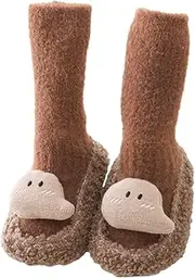 SAFIGLE Baby Non Slip Socks Cartoon Floor Socks for Toddlers Anti-Slip Sliers Grippers Soft Lightweight Newborn to Toddler for Learning to Walk