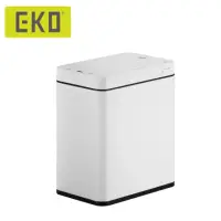 在飛比找momo購物網優惠-【EKO】倩影SLIM自動感應垃圾桶7L(不鏽鋼／內建充電鋰