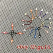 Silver blue green red GMT watch hands luminous fit NH34 Mingzhu DG3804 movement