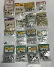 Vtg Large Lot 450+ PAIR New Googly Wiggle Moving Paste Glue On Eyes Assorted