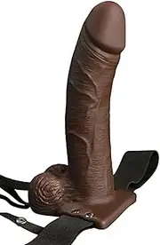 Fetish Fantasy Series Strap On Penis Sleeve with Vibration-05452360000 Skin Color Dark One Size