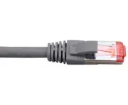 Cabac PATCH LEAD CAT6A SHIELDED GREY 3M PLC6AGY3