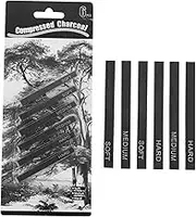 Operitacx Sets Compressed Charcoal Sticks Art Supplies for Painting Sketching Shading Sketch Sticks Pcs