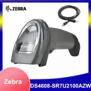 Zebra DS4608-SR7U2100AZW 1D/2D LED Handheld Laser Imager USB Barcode Scanner Kit