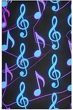 Amooorous Bright Color Music Signs decorative hanging hand towels for kitchen towels absorbent (prop2) large reusable farm martillo para cocina 28x18in set of 6