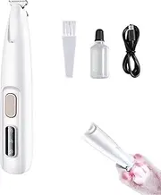 Dog Paw Trimmer with LED Light, Rechargeable Pet Shaver Pet Hair Clipper Waterproof Pet Razor Cordless Pet Shaver for Eyes, Face, Ears, Small Areas
