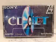 NEW Sony CD IT High Bias Type II 74 Minute Blank Audio Cassette Tape Slim Case