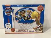 Paw Patrol mini basketball set toy with door hang hoop rim backboard net ball