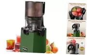 Cold Press Juicer Machines, 5.3'' Self Feeding Slow Masticating Dark Green