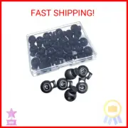 25 PCS Adjustable Ball Cord Lock Round Toggle Stopper Cord Stop Toggle Rope Togg