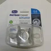 Chicco PhysioForma 100% Soft Silicone One Piece Pacifier for Babies0-6 Months H3