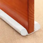 Door Draft Stopper, Door Sweep, Weather Stripping Door Seal Strip Household Beig