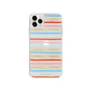 Case-Mate Protective Hard Shell Case for iPhone 11 Pro Max - Happy Stripe
