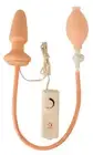 Inflatable anal butt plug maxi wearable dilator smooth vibrating dildo big