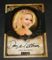 2015 Benchwarmer DANI MATHERS Gold Edition GOLD STANDARD Auto/5 Playboy PMOY Hot
