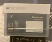 Panasonic Mini DV Tapes 63ME AY-DVM63PQ factory sealed