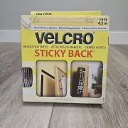 Velcro Sticky Back General Purpose Hook And Loop Fastner 15ft Black Roll