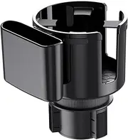 ACEBON Car Cup Holder Expander Adapter with Adjustable Base & Removable Phone Holder, Compatible with Hydro Flasks 32/40oz, Yeti 14/24/36/46oz Ramblers