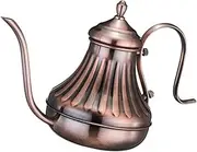 Long Spout Kettle Hand Crafted Tea Pot Fine Design for Tea Coffee Easy to Use