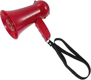 BIUDECO Mini Megaphone Speaker for Sports Cheerleading Portable Loudspeaker Adjustable Volume Plastic Megaphone for Party