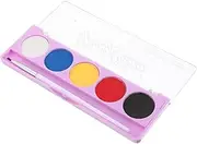 Dark Liquid Face Body Paint Makeup Palette Brush Easy Cleanup for Halloween Parties Cosplay